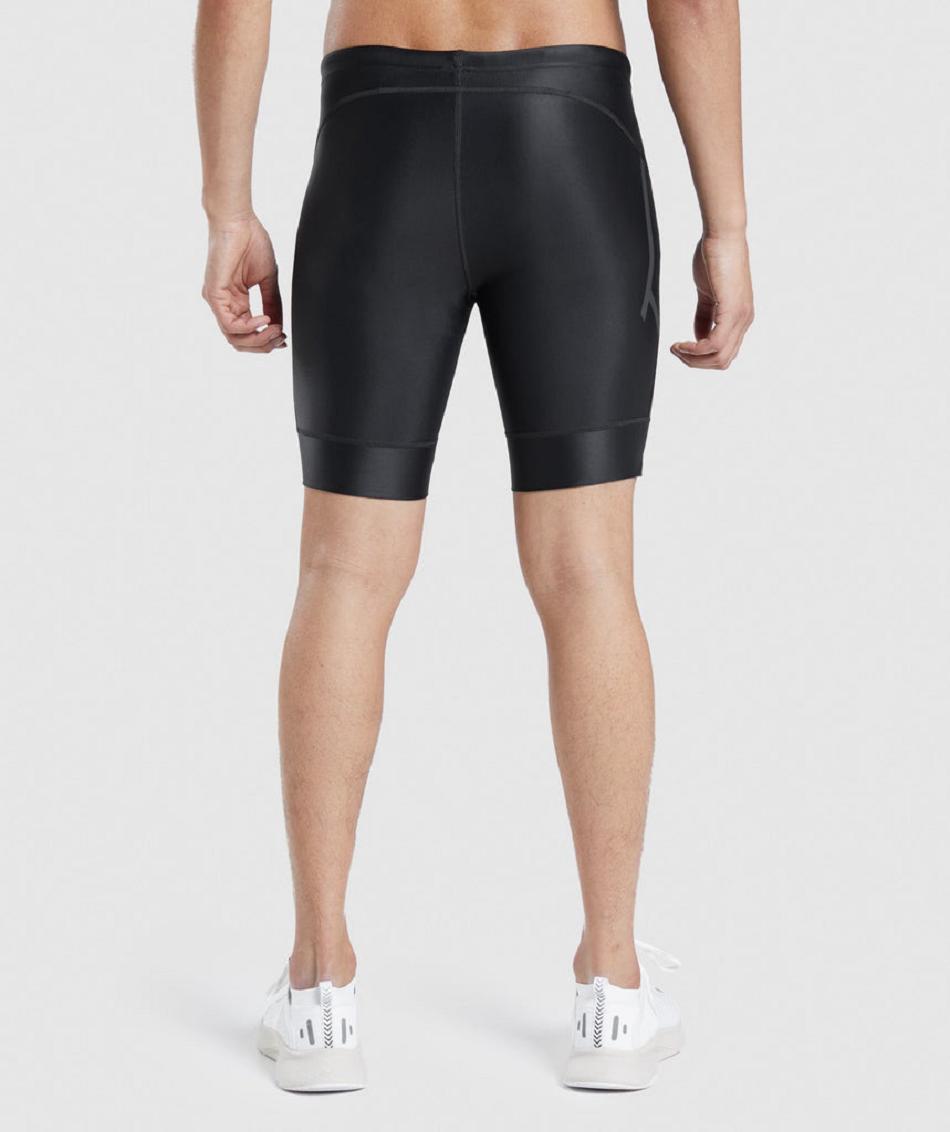 Szorty Męskie Gymshark Apex Multi Czarne | PL 3504ILH